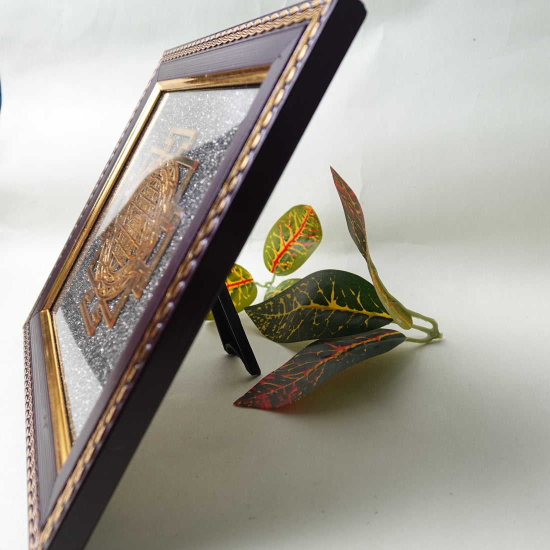 Pyrite Frame With Shree Yantra