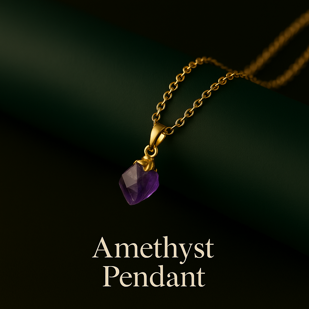 Amethyst Pendant | Minimal & Magic