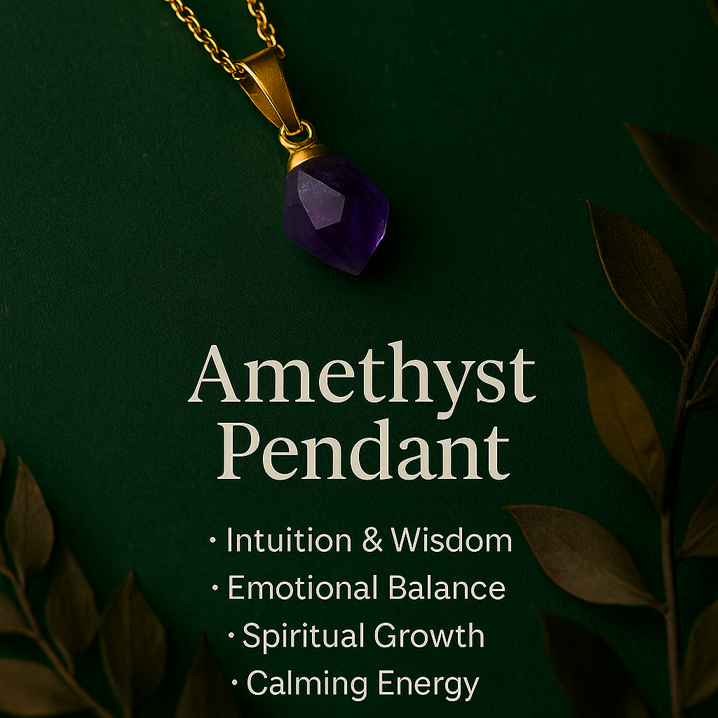 Amethyst Pendant | Minimal & Magic
