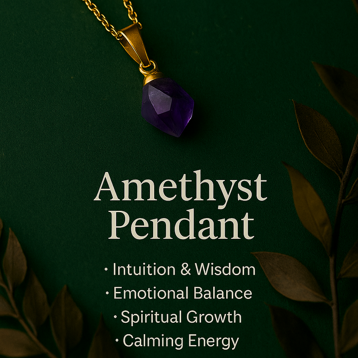 Amethyst Pendant | Minimal & Magic