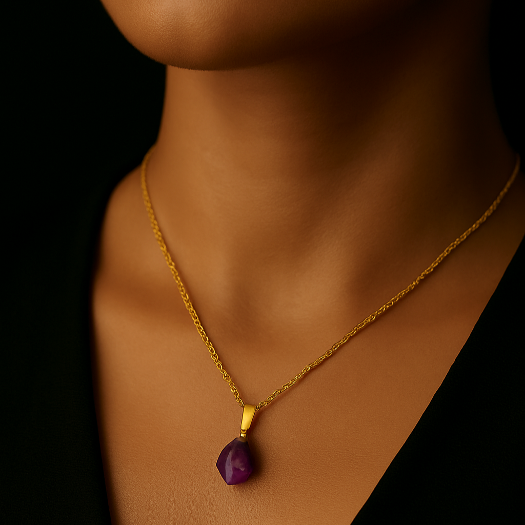 Amethyst Pendant | Minimal & Magic