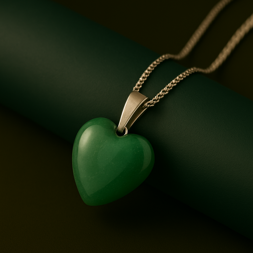 Green Aventurine Heart Pendant