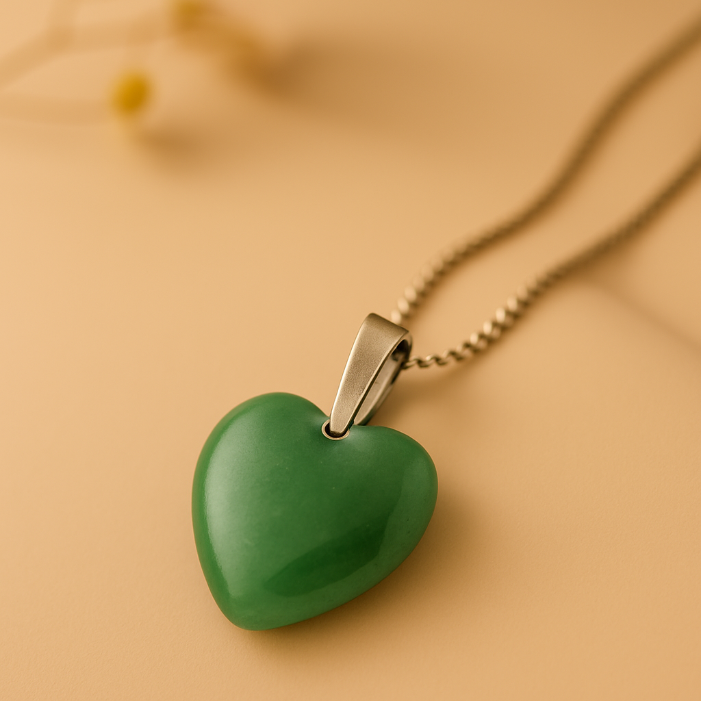 Green Aventurine Heart Pendant