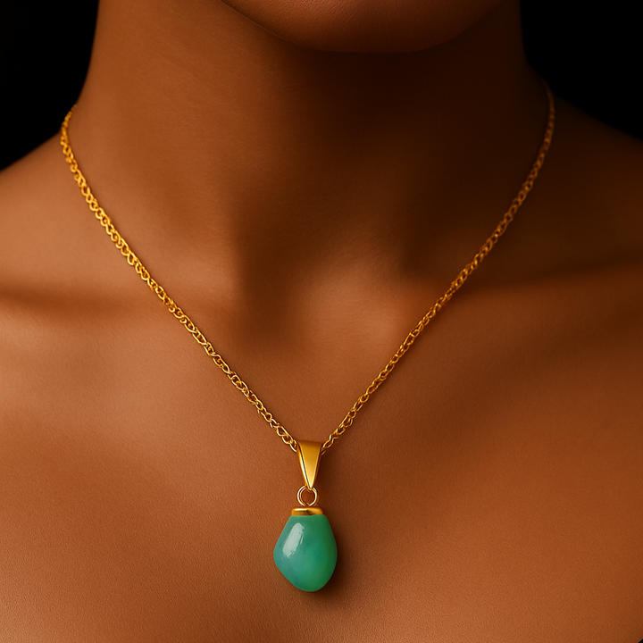 Green Aventurine Pendant | Minimal & Magic