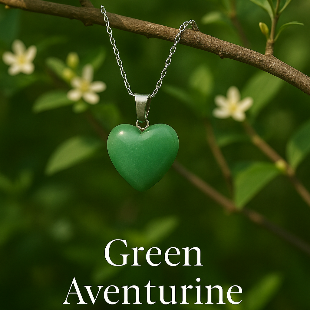 Green Aventurine Heart Pendant