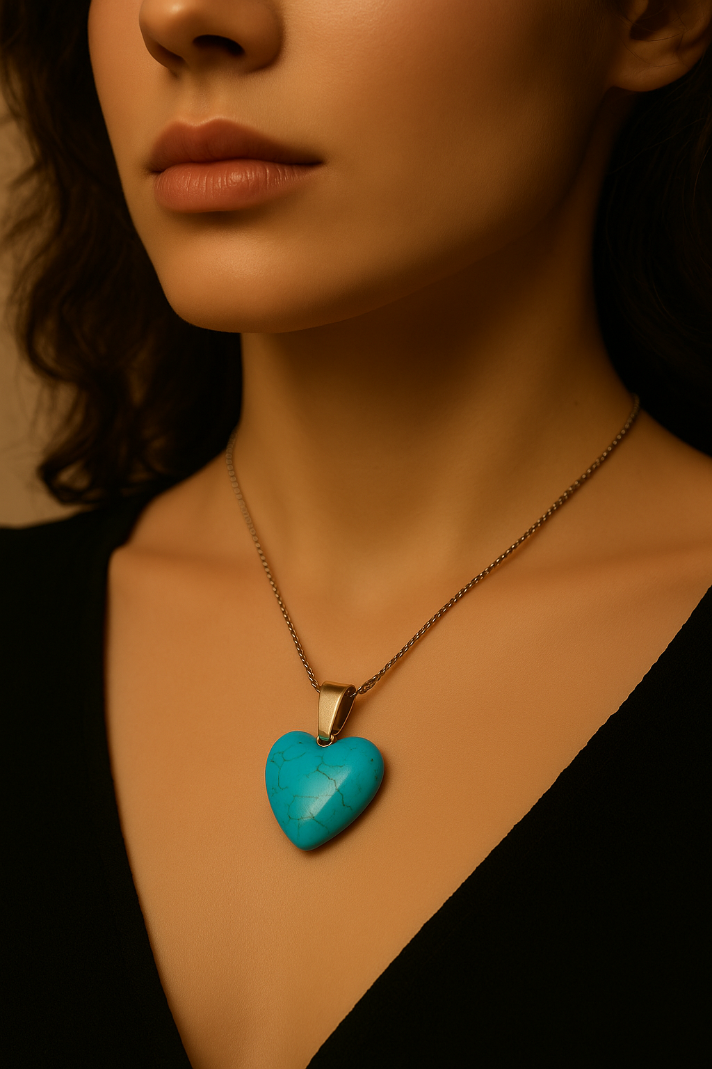 Turquoise Heart Pendant