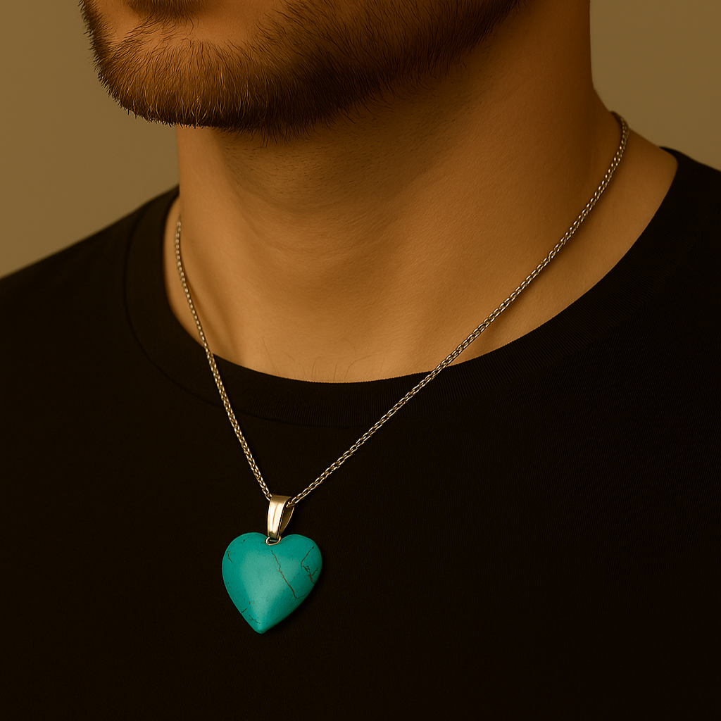 Turquoise Heart Pendant