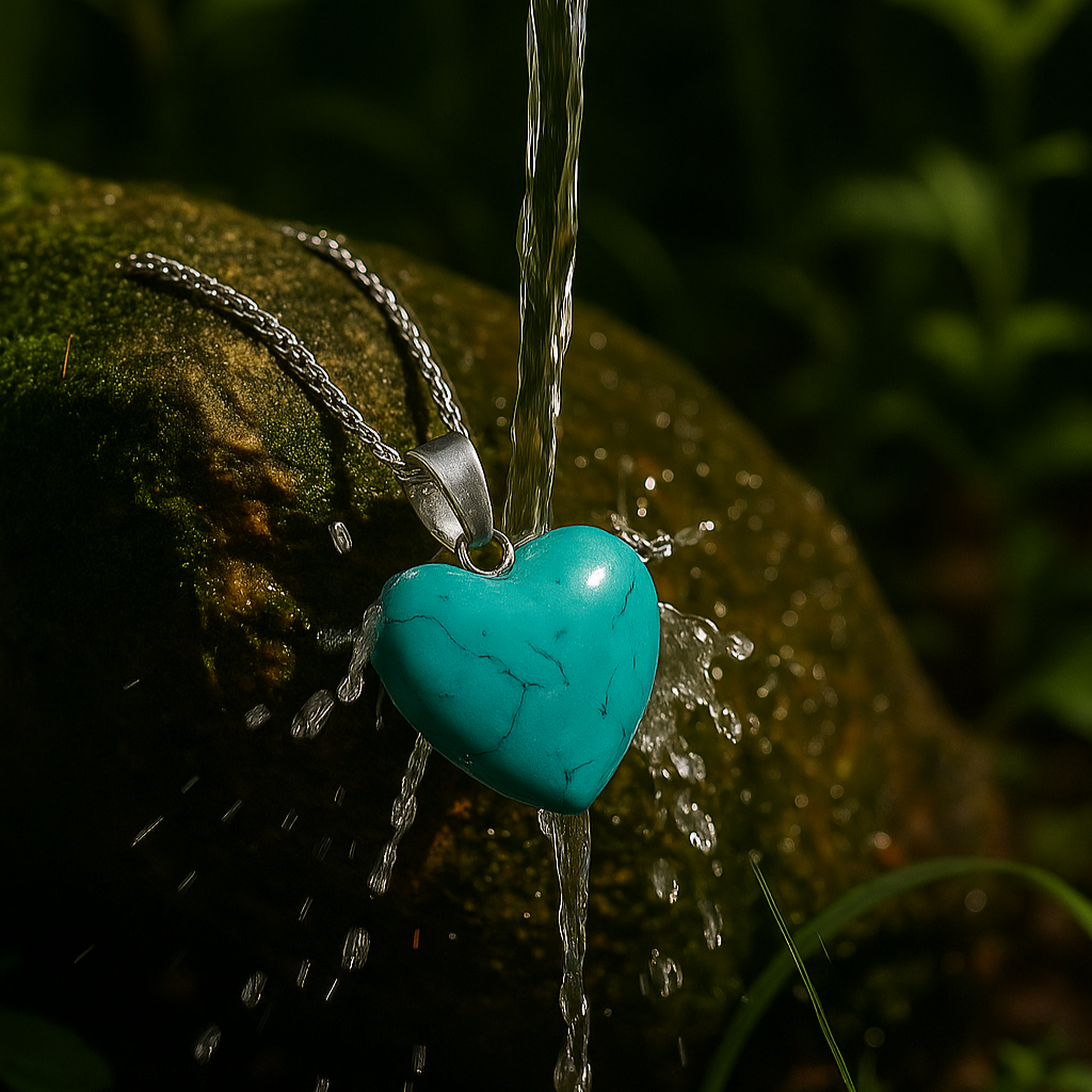 Turquoise Heart Pendant